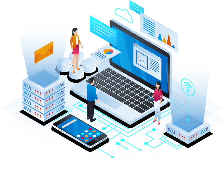 Digital Solutions Illustration